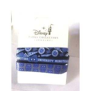 Disney Parks Jewelry Collection MONSTERS UNIVERSITY Ribbon Adjustable Bracelets